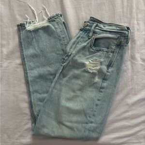 American Eagle Light Blue Distressed Jeans